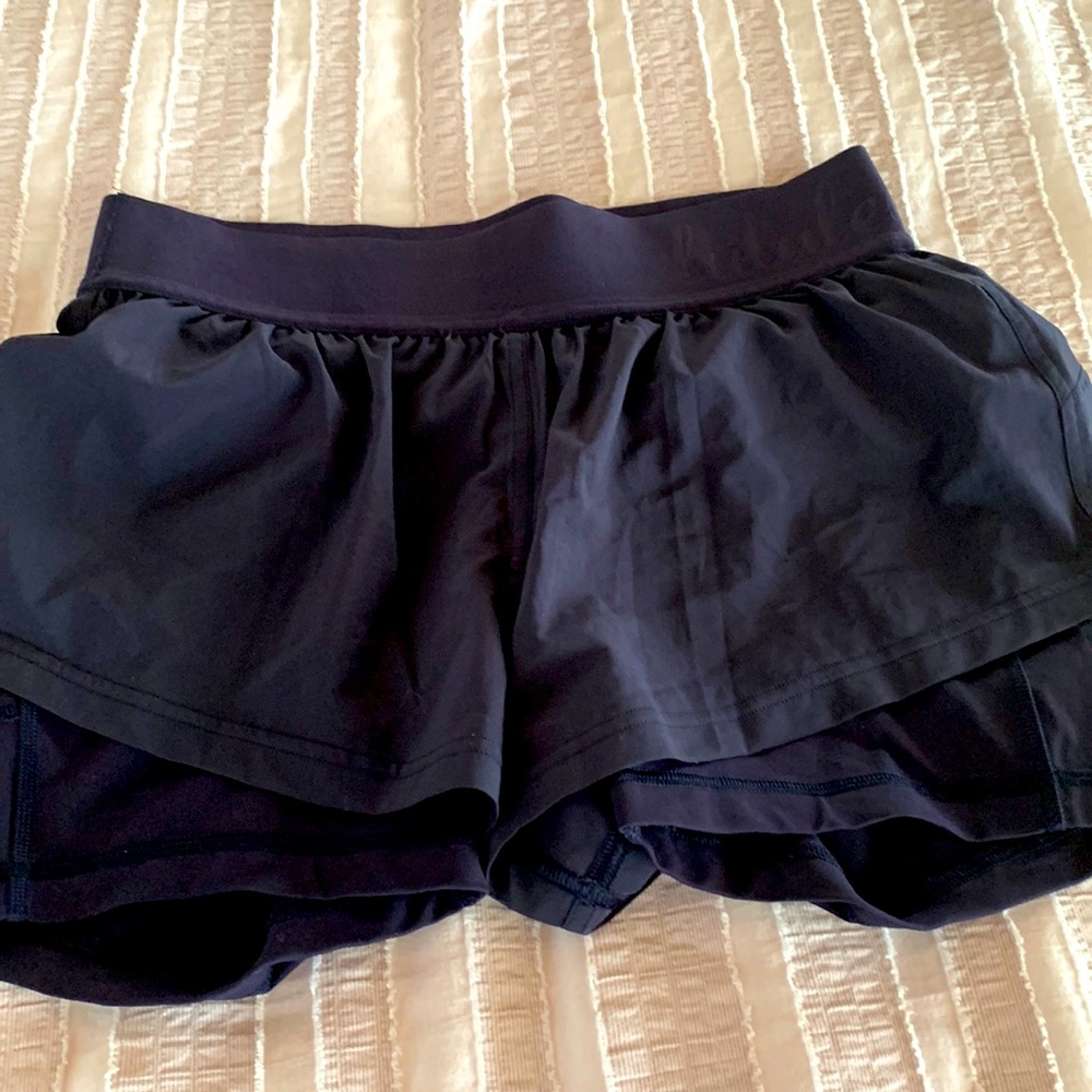 Lululemon wide band bike shorts